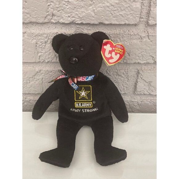 Original Beanie Babies TY NASCAR Mark Martin #01 U.S. ARMY - Picture 1 of 8